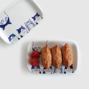 큐티네코 사각접시 MADE IN JAPAN