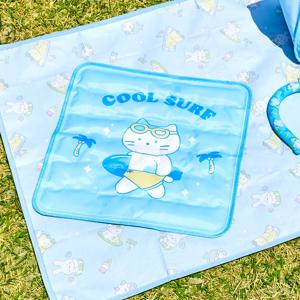썸머피크닉 서핑 밀크캣 쿨방석매트 35x35