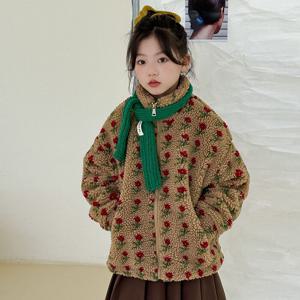 레이프 집업 뽀글이 점퍼 R15491