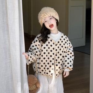 쁘니 도트 패딩 점퍼 R15448