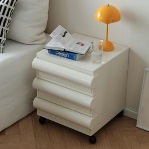 [예약판매] 레온 서랍수납 캐비닛 이동식 트롤리 서랍장 3단 4colors