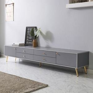 럭셔리 금장 다리 2도어 4서랍형 거실장(2100 4colors)