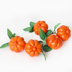 모형 채소 미니 호박 1줄 ( 장식용 가짜 인조 야채 모조과일 레트로 인테리어 소품 )