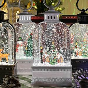 bookaz 크리스마스 오르골 6.아치형 화이트 눈사람