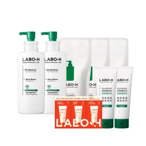 라보에이치 두피강화 샴푸 400ml 2개 +리필 400ml 3개 + 증정사은품