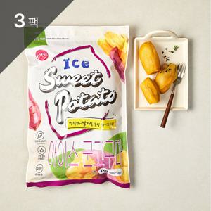 이더스 아이스 군고구마 1kg (100g*10개)*3팩