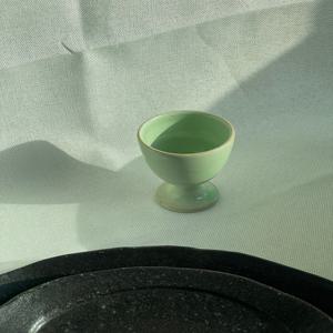 민트 미니 고블렛 mint mini goblet 자취 집들이 선물 예쁜 도자기 소주잔