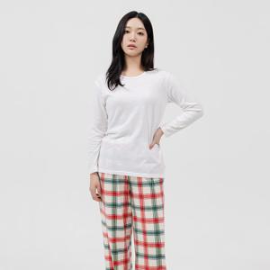 WHP5763 여자 밍크 스판 기모 잠옷 실내복 하의