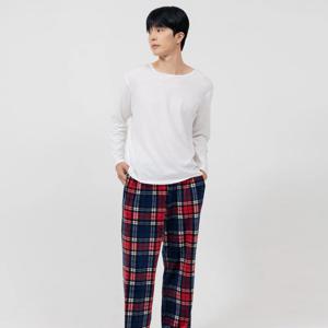 MHP4852 남자 밍크 스판 기모 잠옷 실내복 하의