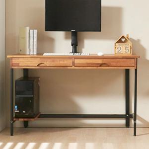 콜미 책상 원목 1인용 철제 조립식 작은방 공부 간이 원룸 1200 일자형