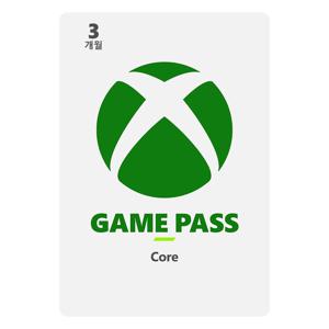 Xbox 게임패스 코어 3개월 이용권 / 한국전용 - xbox Digital Code