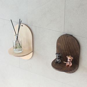 다빈시그니처 자작 원목 아치형 벽걸이 선반 디퓨저 거치대 원룸 공간활용 인테리어 선반