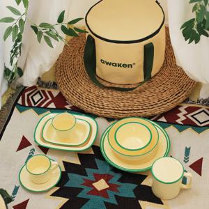 아보카도 림 올인원 세트 & 보냉백 세트 12P