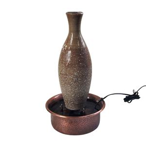 실내분수대 미니분수 가습기 갈색도자기분수대 가습분수대