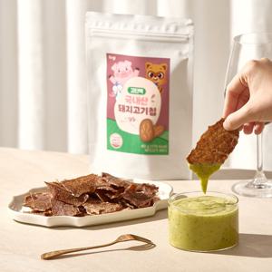 국산 돼지 원육 99% 고단백 국내산 돼지고기칩 유아간식 사무실간식