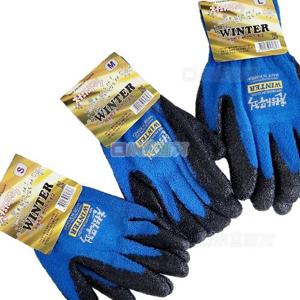천하무적 작업장갑 윈터장갑 기모 보온 작업 일 면 코팅 장갑