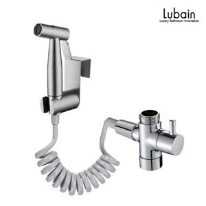 루바인 스프레이건 PVC호스 LTS-02SH 실버 헤어라인