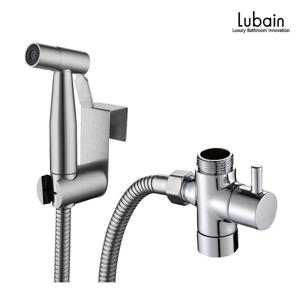 루바인 스프레이건 메탈호스 LTS-01SH 실버 헤어라인