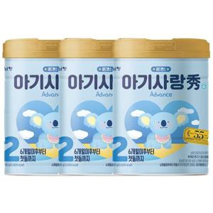 아기사랑수 2단계 800g X 3캔