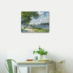 21W끌로드 모네-아르장뛔유/ 캔버스천 우드보드 가벼운 원목 명화액자  인상주의