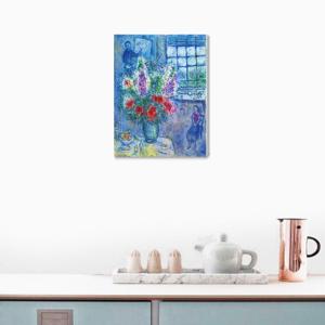 41W마르크 샤갈-아뜰리에 /캔버스천 우드보드 가벼운 원목 명화액자 개업 생일선물