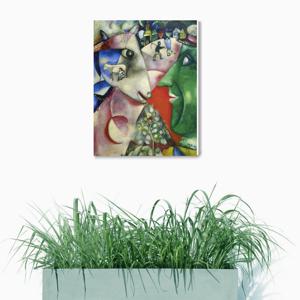 53W마르크샤갈- 나와마을 /캔버스천 우드보드 가벼운 원목 명화액자