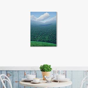 1028W토마스산체스-구름 사유/캔버스천 우드보드 가벼운 원목 명화액자 모던풍경