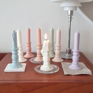 Audrey; 오드리 촛대캔들 오브제 7colors 인테리어 홈데코 향초