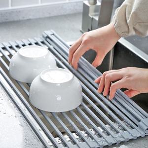 주방 실리콘 식기 건조대 싱크대 방수 롤매트