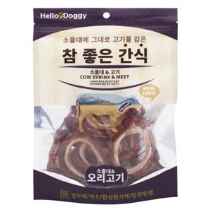 헬로도기 강아지다이어트간식 강아지보양식 소울대 오리고기 대용량 80g