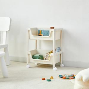 아이방 보조수납에 좋은 2단트롤리 29.5x36x50.8cm