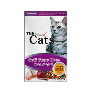 고양이죽 고양이스프 파우치 50g 가다랑어치킨