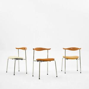 [리퍼] 완제품 코지 우드 앤틀러 체어 미드 센추리 인테리어 원목 의자 3colors