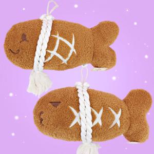 액막이 명태 북어 인형 명주실 차량용 현관 장식 행운 개업 집들이 선물 인형 30cm