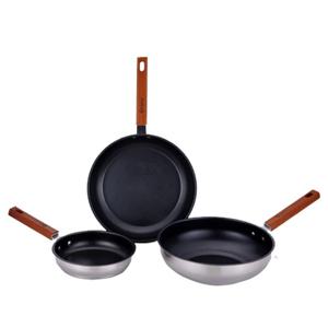레벤 IH 스텐 후라이팬 3종B(20+28+28궁)