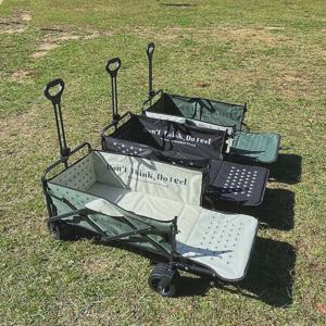 캠핑 웨건 카트 수레 접이식 뒷문개방 광폭타이어 대형 왜건