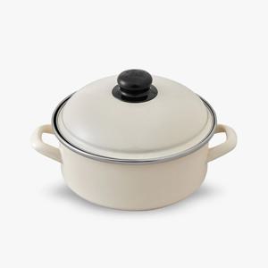 [리퍼] 크림하모니 IH 인덕션 법랑 양수냄비 20cm