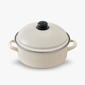 [리퍼] 크림하모니 IH 인덕션 법랑 양수냄비 24cm