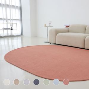 방수러그 타원형 사계절 워셔블 거실러그 먼지없는 카페트
