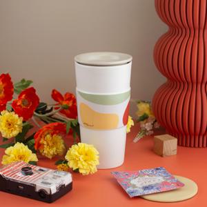 이중 도자기 텀블러