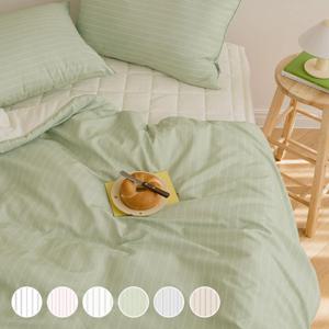 소프트데이 워싱 마이크로 스트라이프 차렵이불 SS/Q/K 6color