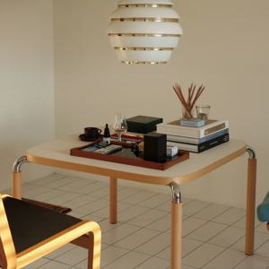 [해외] 북유럽 알토 커피테이블 자작나무 원목 라운드 우드 테이블