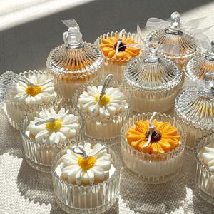 메리고 데이지 꽃 캔들 플라워캔들 초 향초 답례품