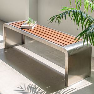 [리퍼] 미드 평벤치 야외 평벤치 등무벤치 벤치 체어 카페 테라스 120cm