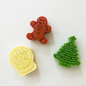 자체제작 스노우볼 트리 진저맨 크리스마스 캔들 베이킹 실리콘 얼음틀 다용도 몰드