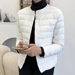 여성 초경량 라운드넥 패딩 자켓
