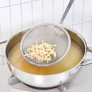 스텐 거름채망 거품국자 미세 거름망 거품건지기 된장망 튀김 뜰채 기름 건더기 건지개