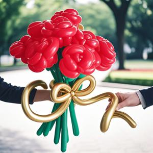 DIY 파티 풍선 부케 꽃다발 에어펌프 풀세트 이벤트 생일 졸업 입학 프로포즈 (17종)