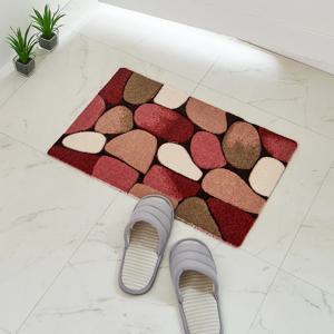 조약돌 극세사 발매트