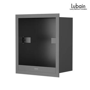 루바인 매립 휴지걸이 노출 WMPC01BH 블랙 헤어라인